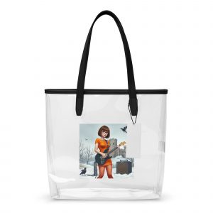 Clear tote bag