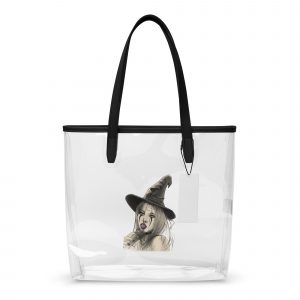 Clear tote bag
