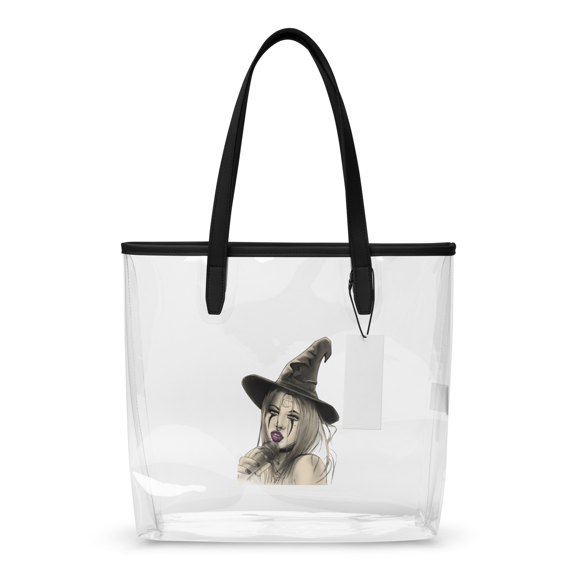 Clear tote bag